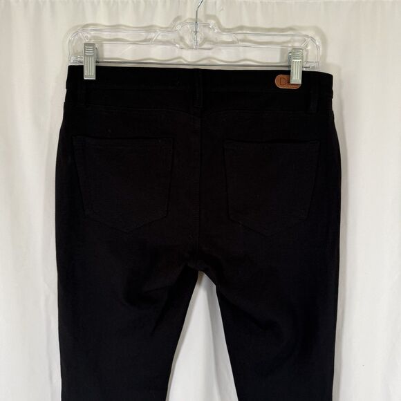 New Dittos Jeans Women's 28 Black Button ZIp Maxine Side Zip Ponte Leggings - Picture 11 of 12